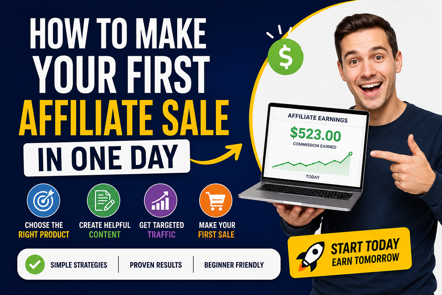 How to make your first affiliate sale