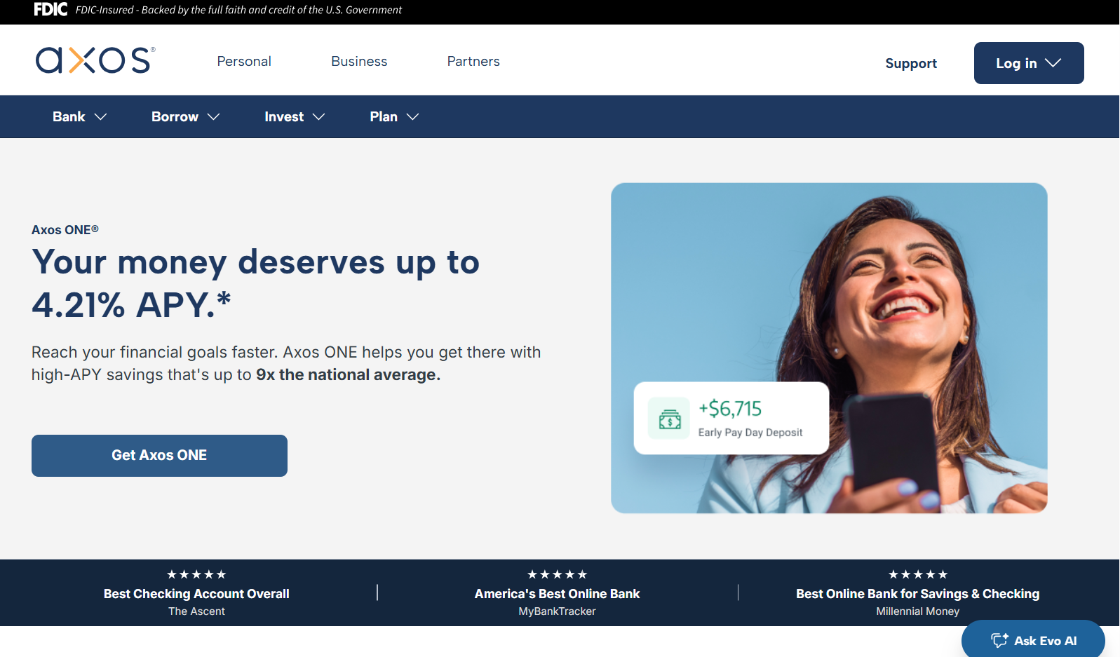 Axos Bank review 2026 checking savings and online banking