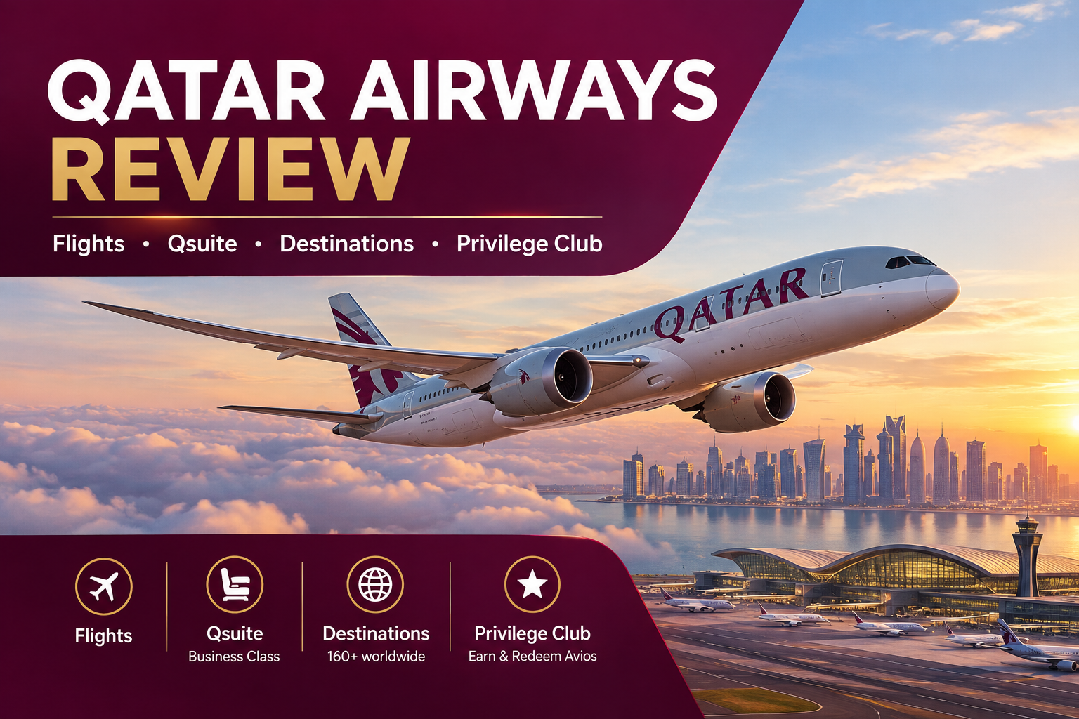Qatar Airways flights and Business Class