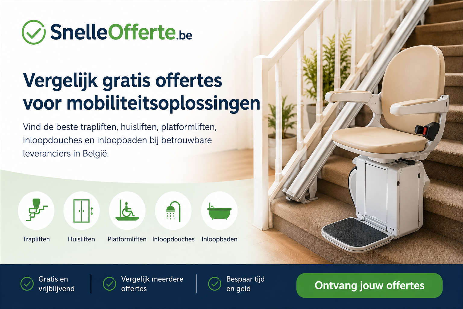SnelleOfferte free quotes for mobility solutions in Belgium
